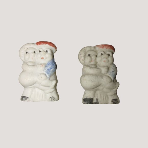 Dolls Figurines Japanese Penny Bisque Original Box 1930 Vintage Hand painted - Picture 9 of 10